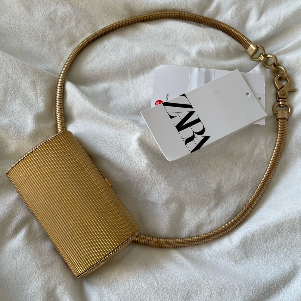 Zara Gold Belt Bag